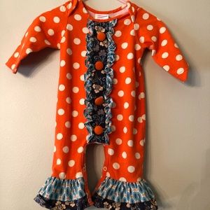 Ricrac & Ruffles romper